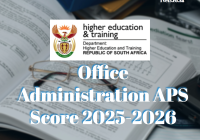 Office Administration APS Score 2025-2026